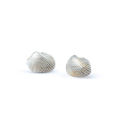 Eleanor Shell Studs: Sterling Silver