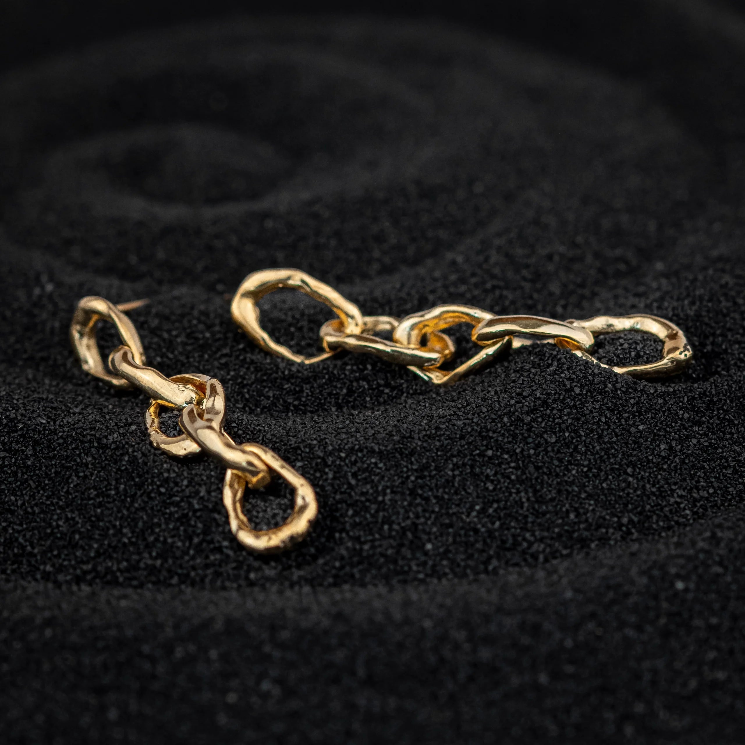Catena Earrings: Gold PVD