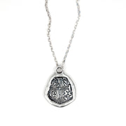 Silver Seas Coin Necklace