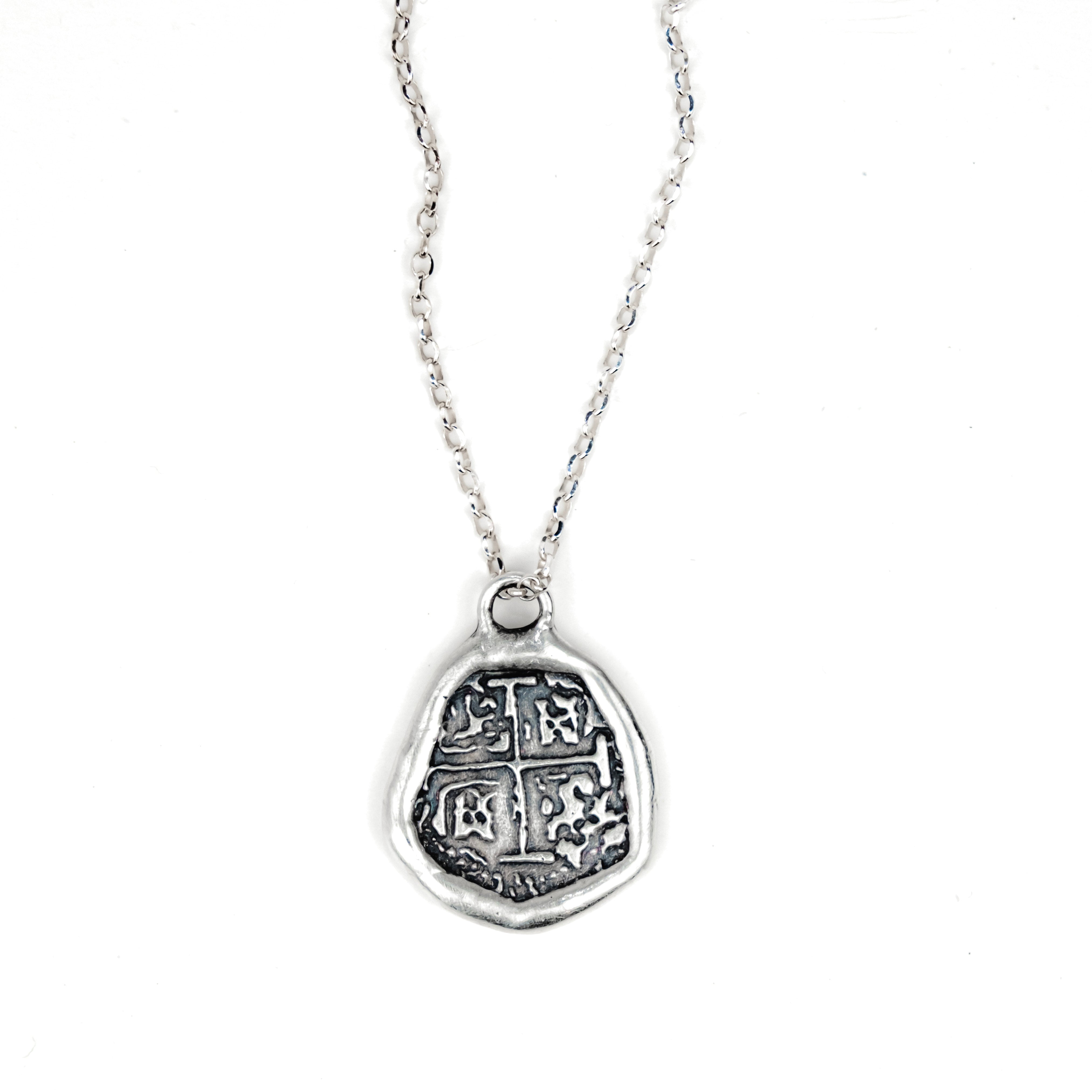 Silver Seas Coin Necklace