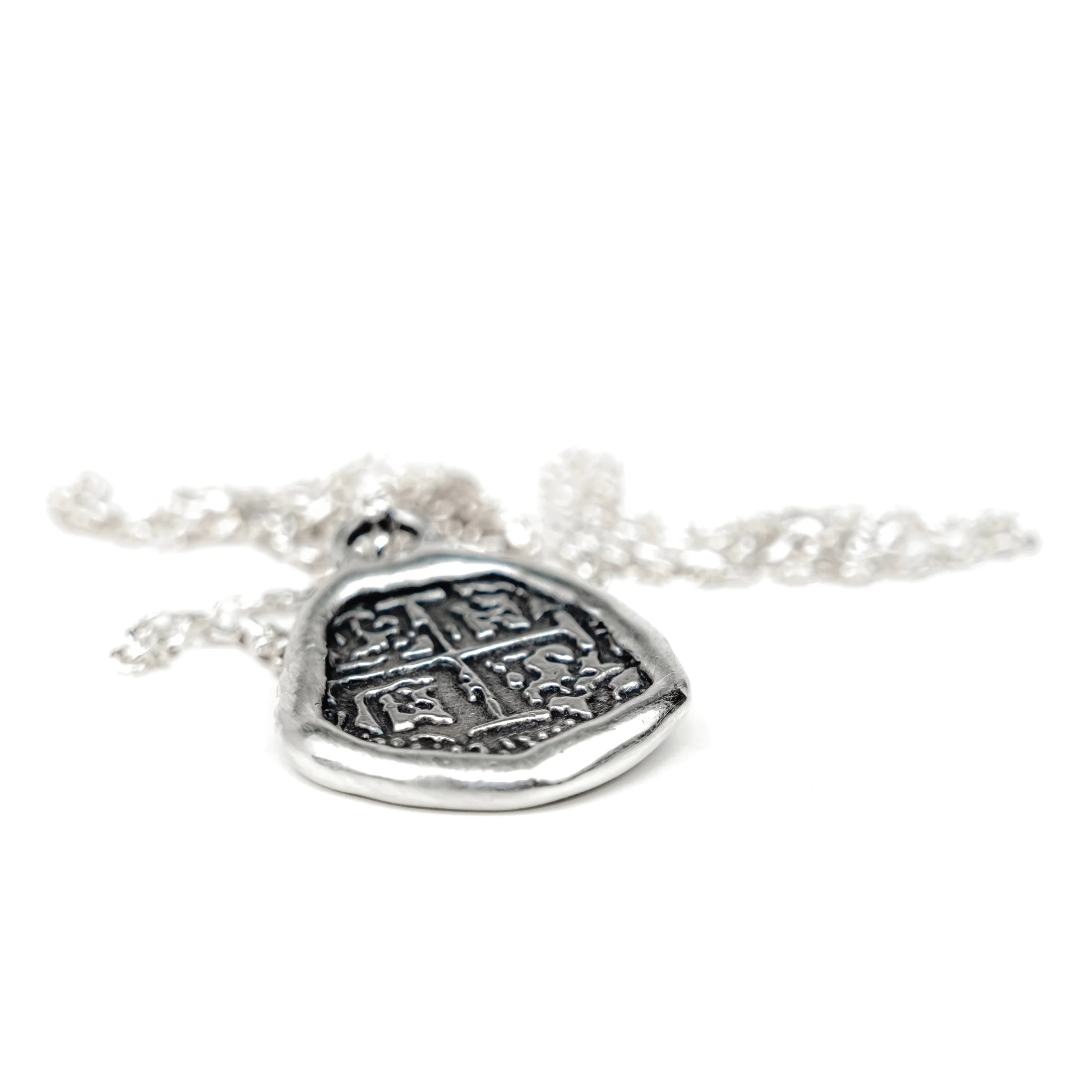 Silver Seas Coin Necklace