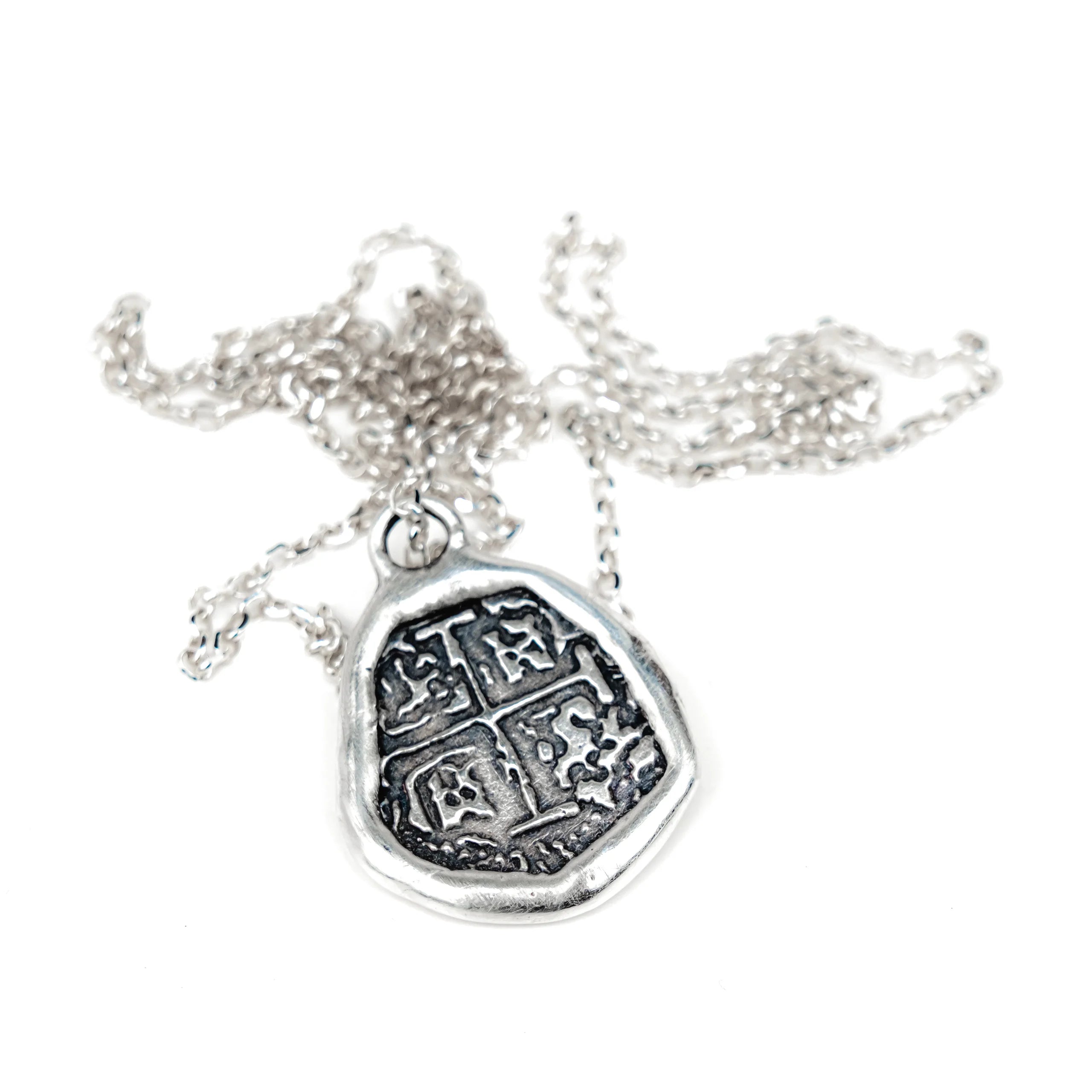 Silver Seas Coin Necklace