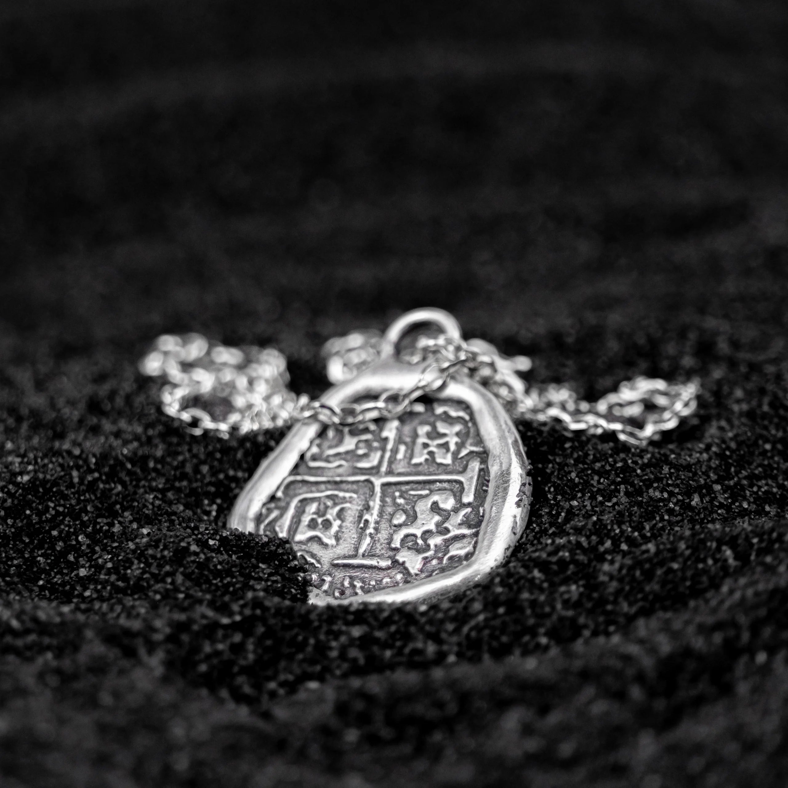 Silver Seas Coin Necklace