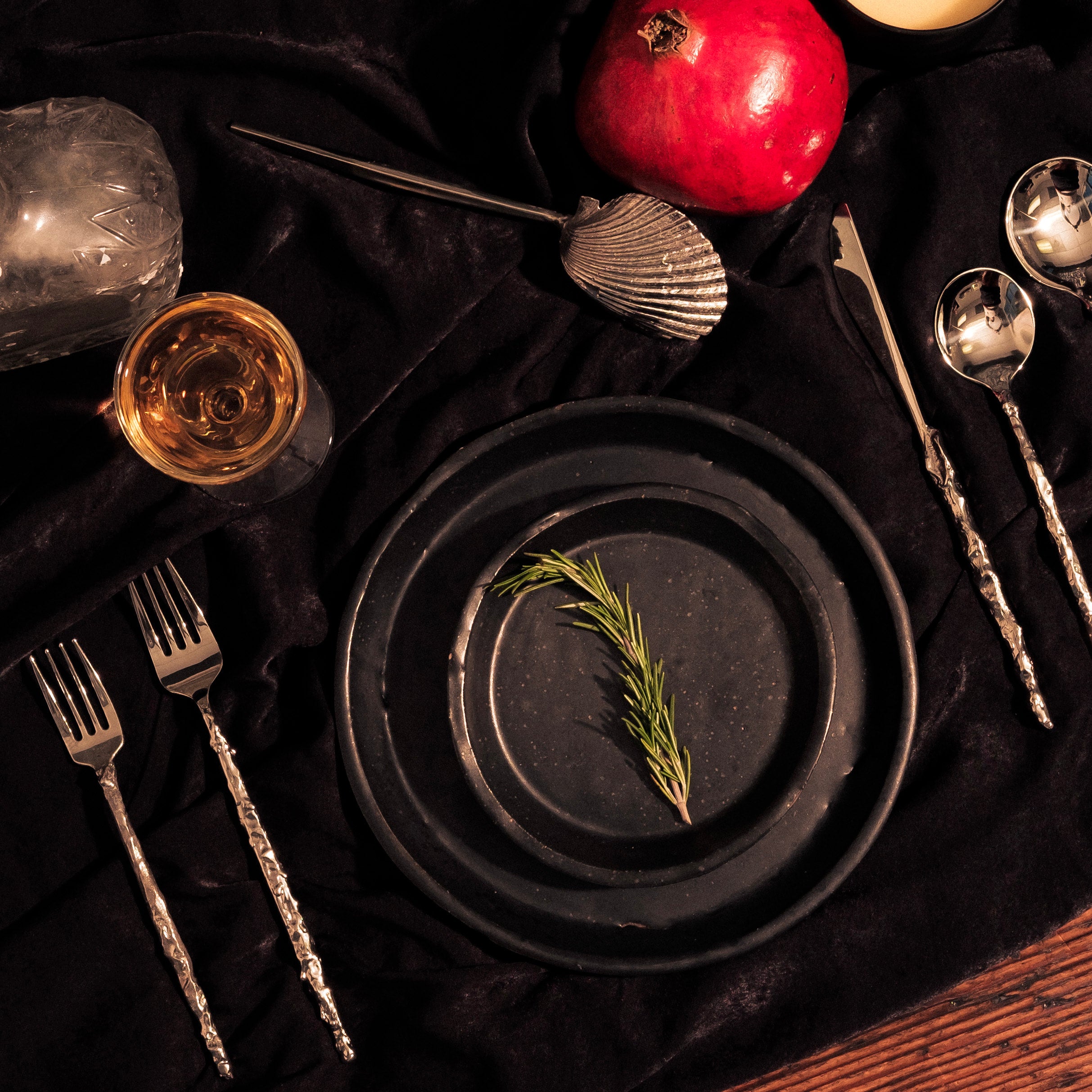 Sand Drip Flatware Set- Stainless Steel