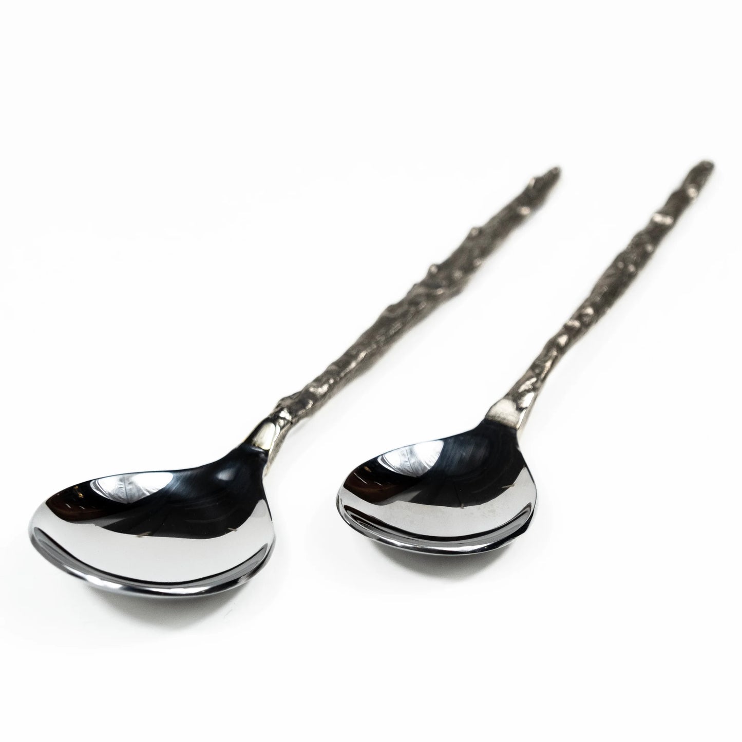 Sand Drip Flatware Set- Brass + Stainless Steel