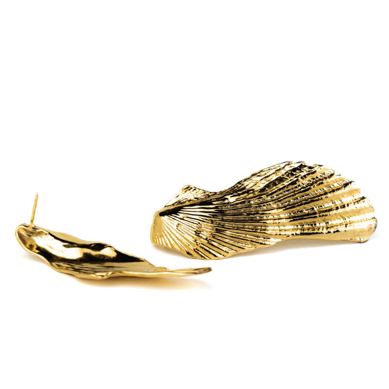 Gold Sea Earrings