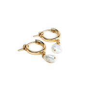 Charmed Hoop and Pearl