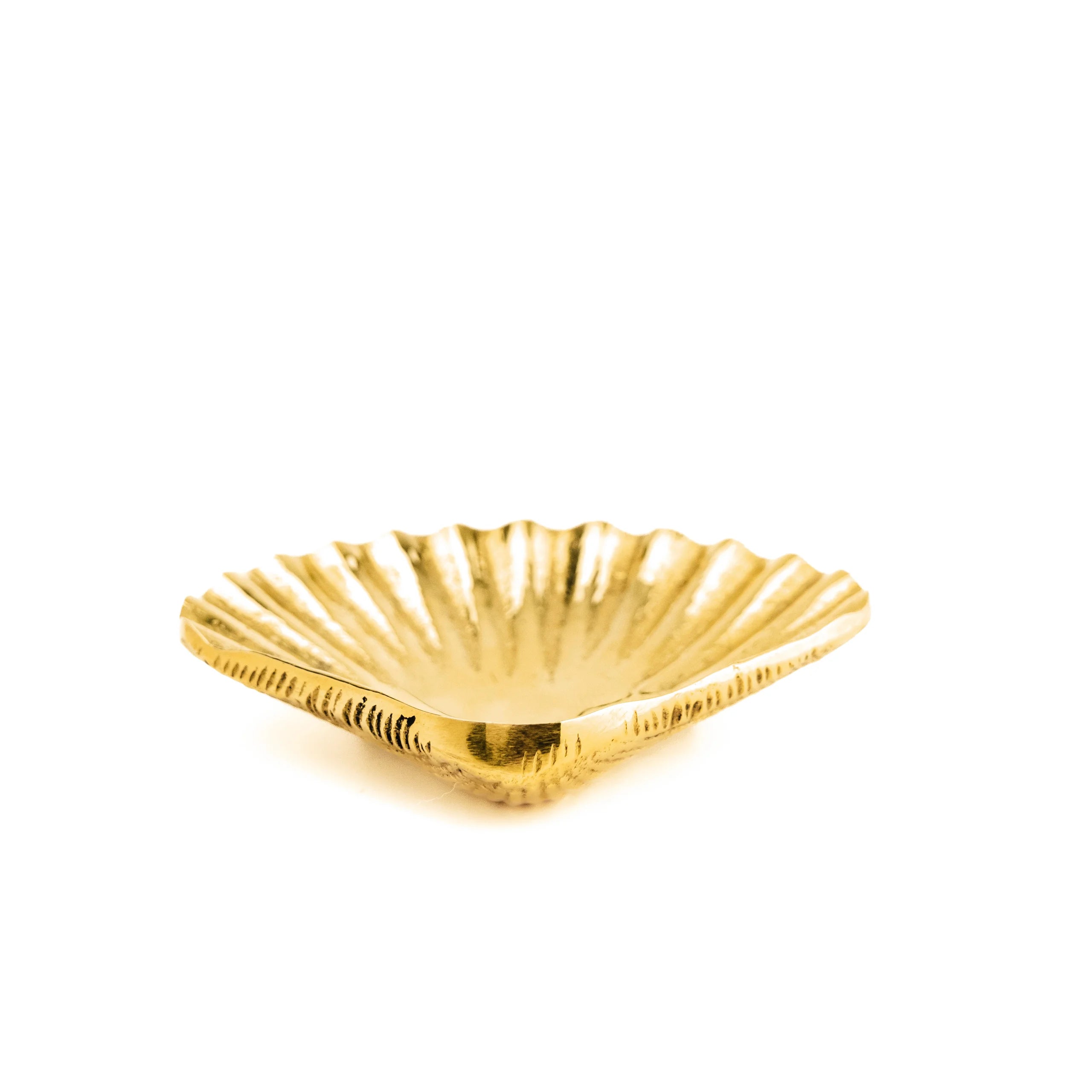 Small Shell Dish- Brass
