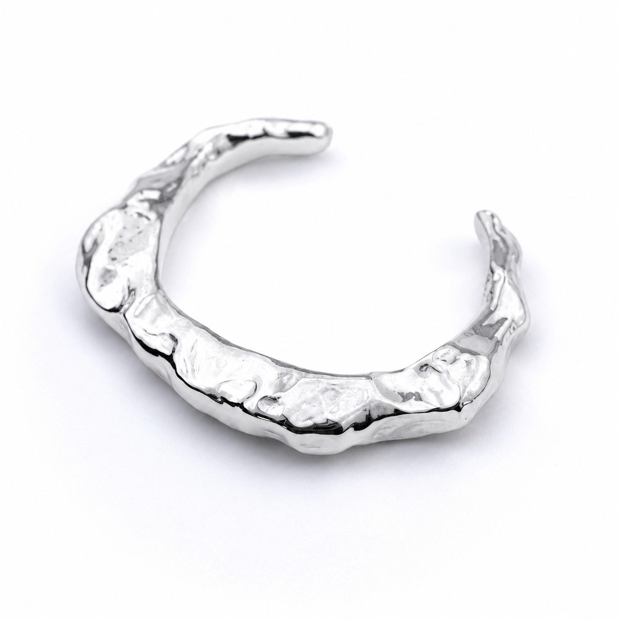 Organic Cuff- Sterling Silver